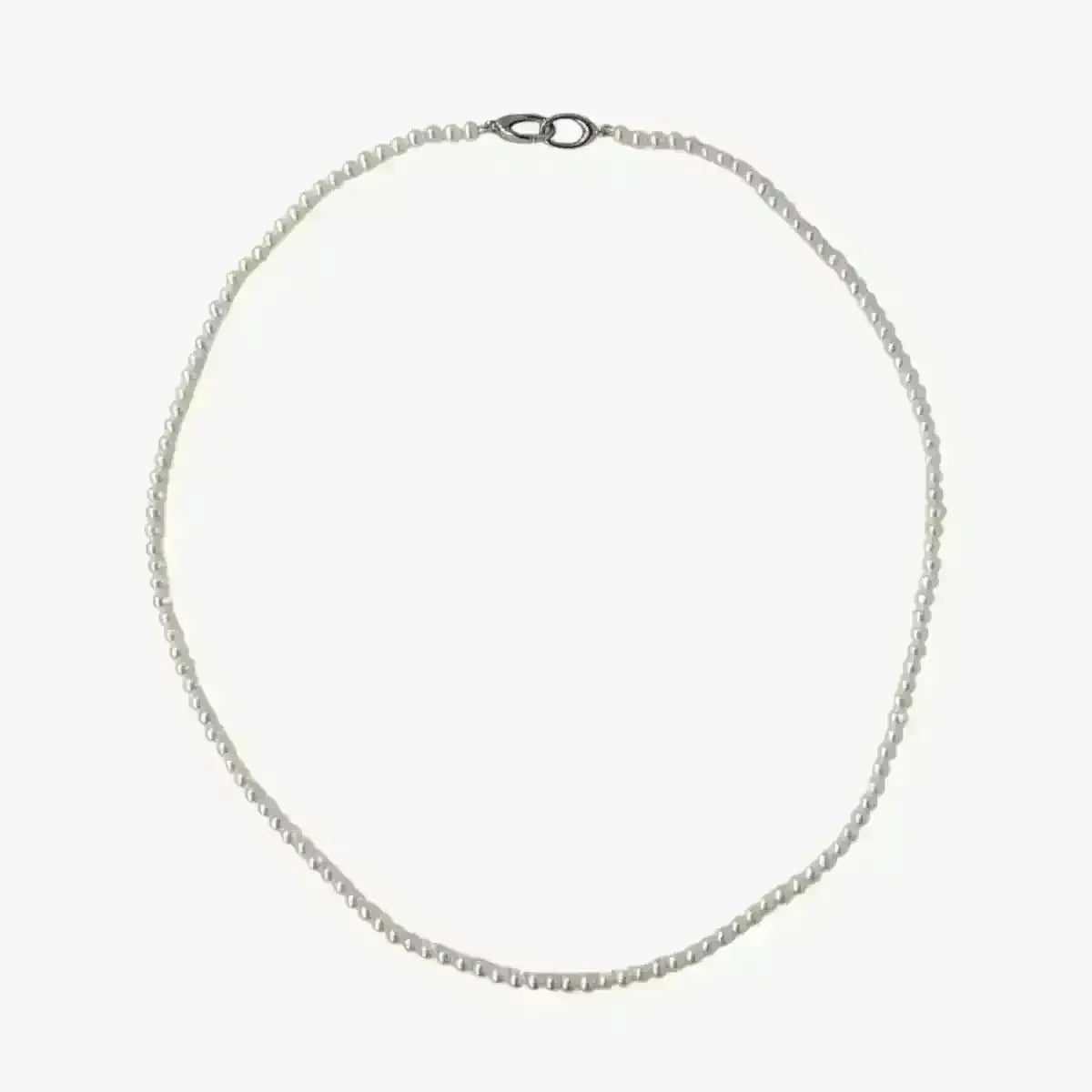 3.5 - 4.0mm White Seed Freshwater Pearl Necklace - Marina Korneev