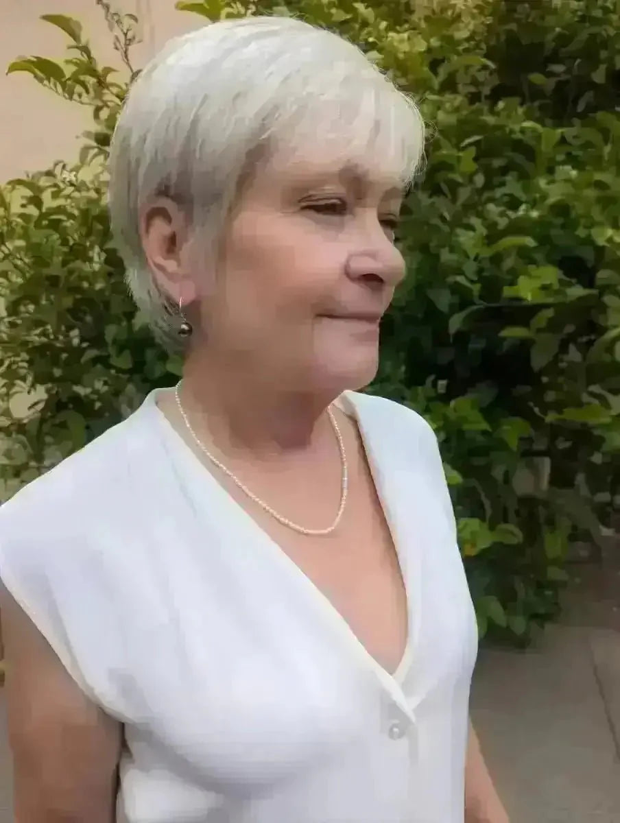 3.5 - 4.0mm White Seed Freshwater Pearl Necklace - Marina Korneev