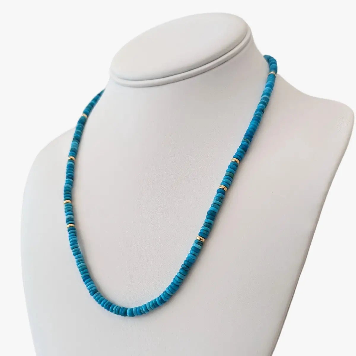 4.0-4.5mm Sleeping Beauty Turquoise Necklace - Marina Korneev Fine Pearls