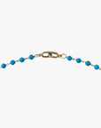 Sleeping Beauty Turquoise Beads Station Necklace - Marina Korneev