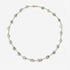 6 - 7mm Tahitian Keshi Pearl Station Necklace Elegant Necklaces by Marina Korneev