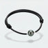 9-11mm Tahitian Pearl and Leather Cord Adjustable Bracelet Masculine Bracelets by Marina Korneev