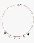 7.0-7.5mm Akoya and White Seed Freshwater Pearl Necklace - Marina Korneev Fine Pearls