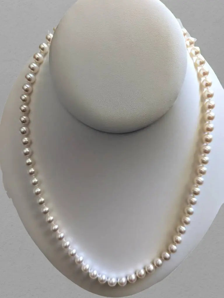 7.0-7.5mm Classic Akoya Pearl Necklace - Marina Pearls