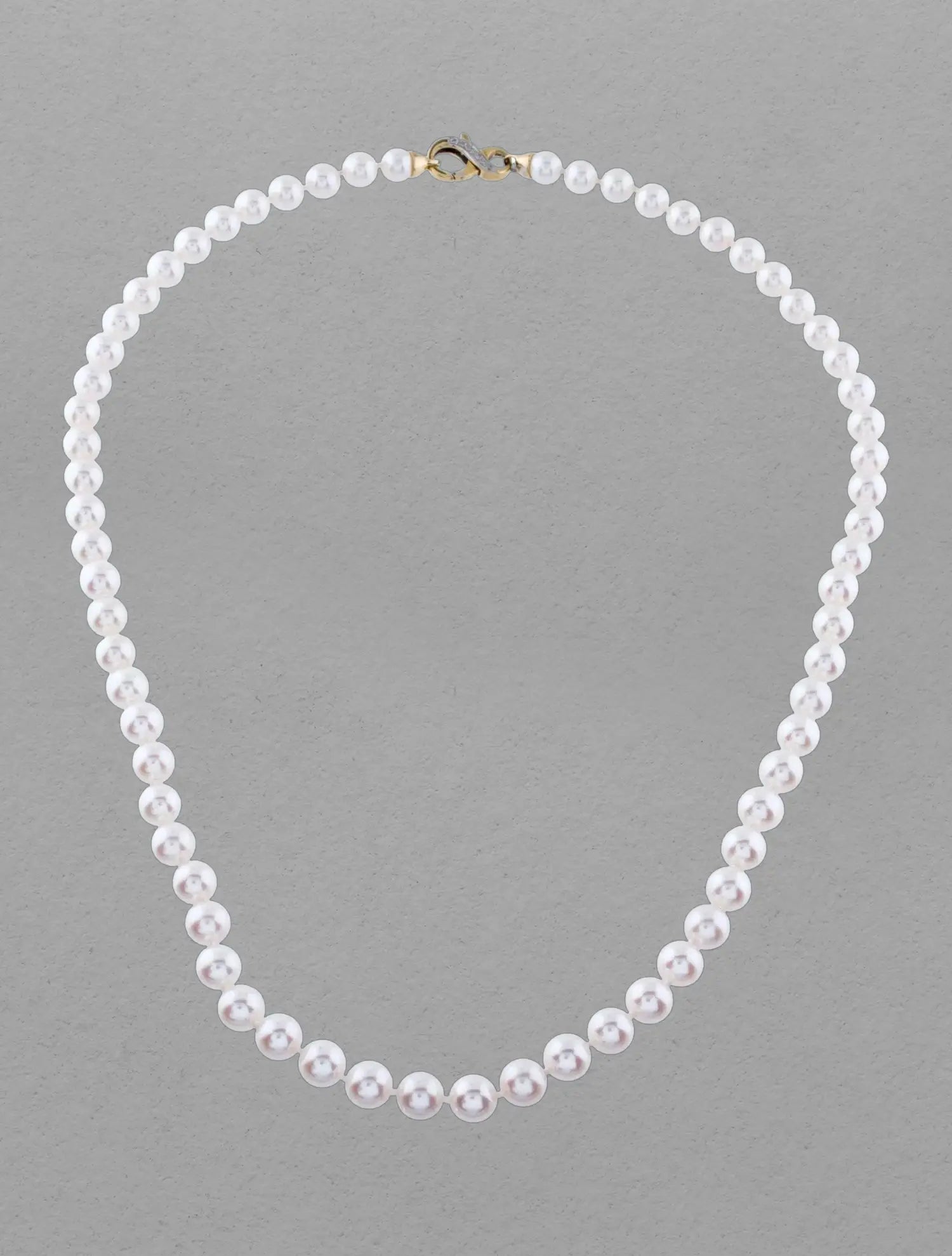 7.0-7.5mm Classic Akoya Pearl Necklace - Marina Pearls