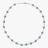 7.5 - 8.0mm Dyed Akoya Pearl Station Necklace - Marina Korneev