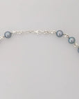 7.5-8.0mm Wire Wrap Dyed Akoya Pearl Necklace - Marina Korneev Fine Pearls