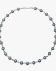 7.5-8.0mm Wire Wrap Dyed Akoya Pearl Necklace - Marina Korneev Fine Pearls