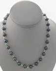 7.5-8.0mm Wire Wrap Dyed Akoya Pearl Necklace - Marina Korneev Fine Pearls