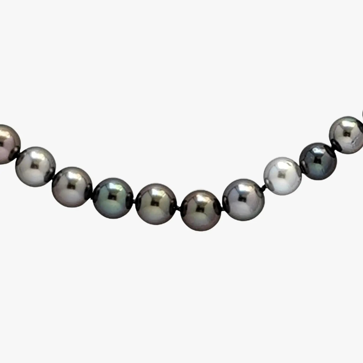 7-8mm Tiny Tahitian Pearl Color Mix Necklace - Marina Korneev Fine Pearls