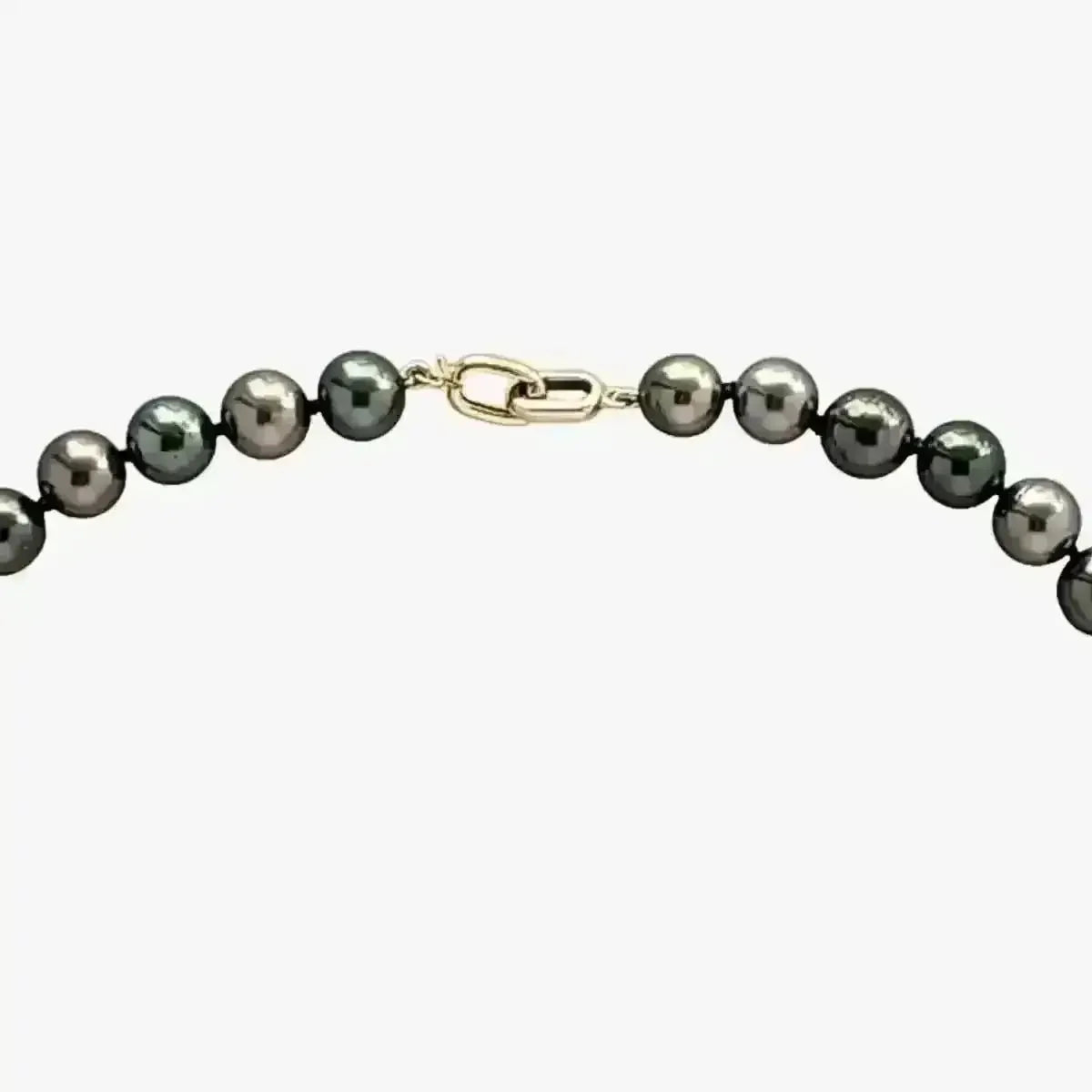 7 - 8mm Tiny Tahitian Pearl Color Mix Necklace - Marina Korneev