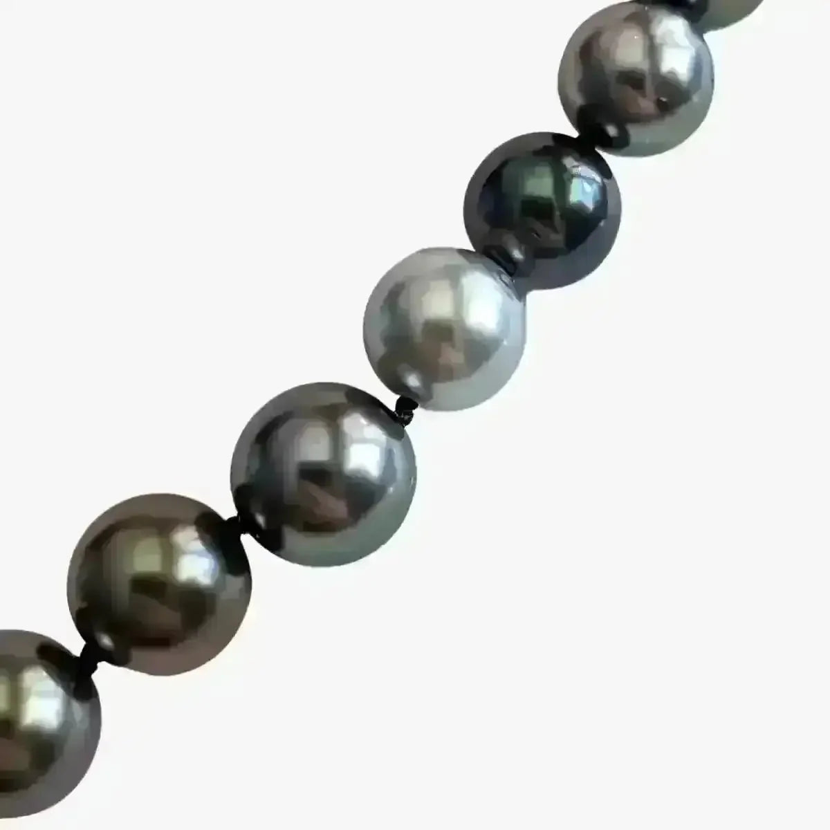 7 - 8mm Tiny Tahitian Pearl Color Mix Necklace - Marina Korneev