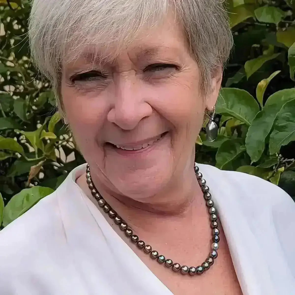 7 - 8mm Tiny Tahitian Pearl Color Mix Necklace - Marina Korneev