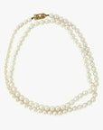 7.0 - 7.5mm Classic Genuine Mikimoto White Long Akoya Pearl Necklace - Marina Korneev