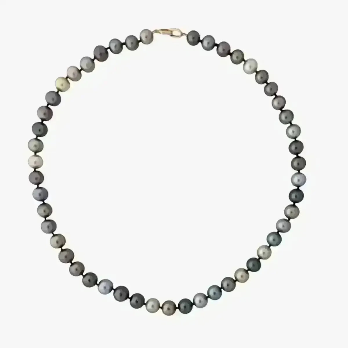 8 - 10mm Color Mix Tahitian Pearl Necklace - Marina Korneev