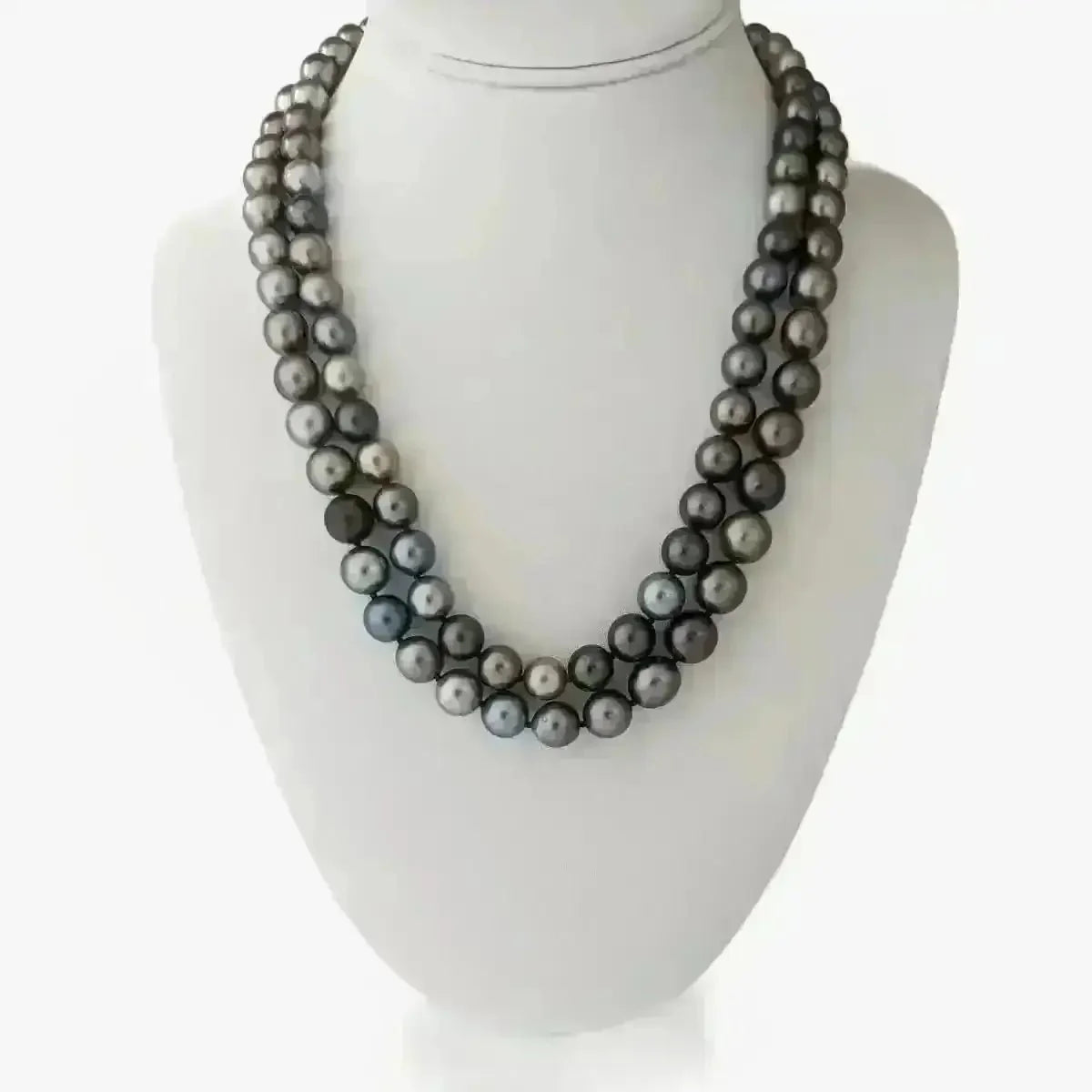 8 - 10mm Color Mix Tahitian Pearl Necklace - Marina Korneev