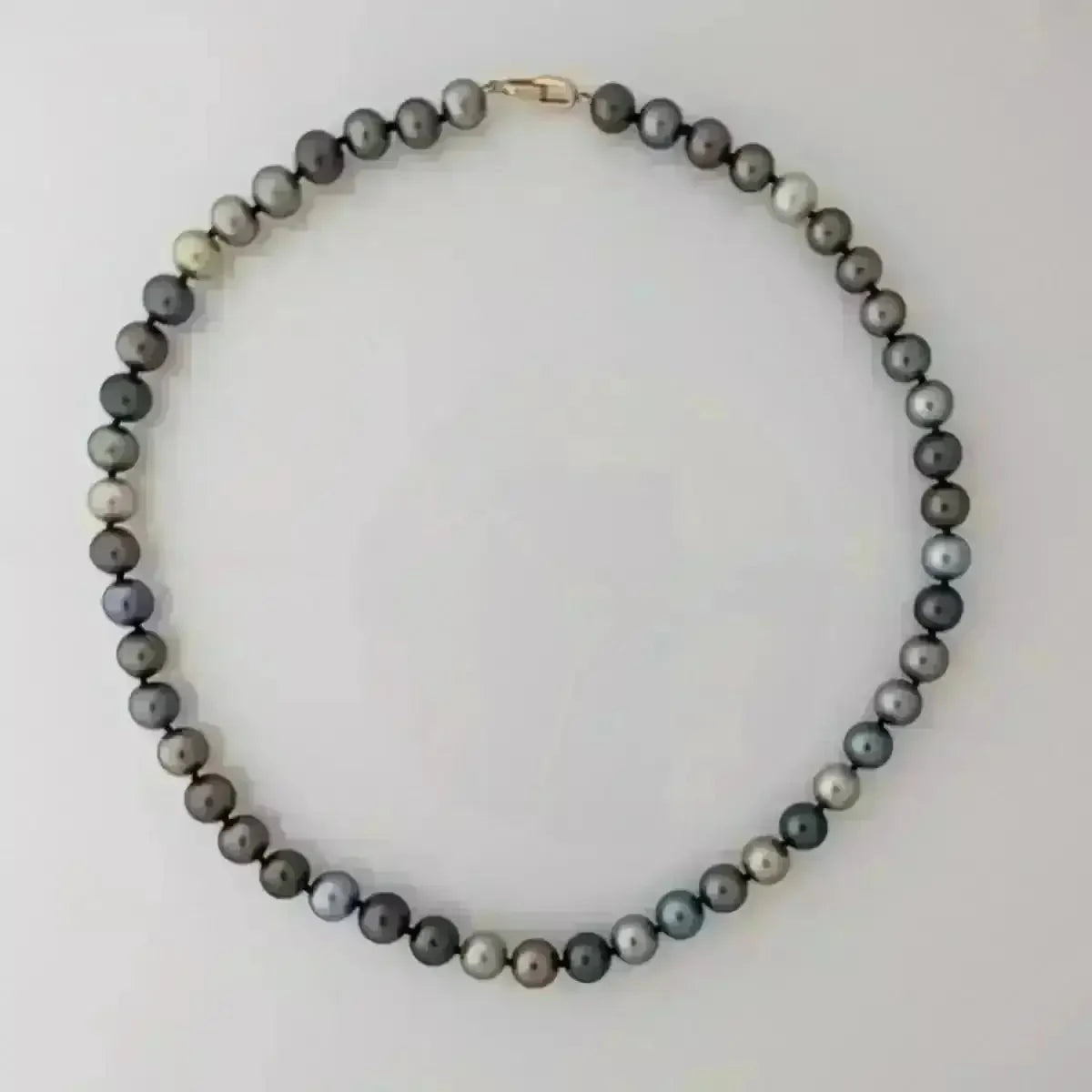 8 - 10mm Color Mix Tahitian Pearl Necklace - Marina Korneev