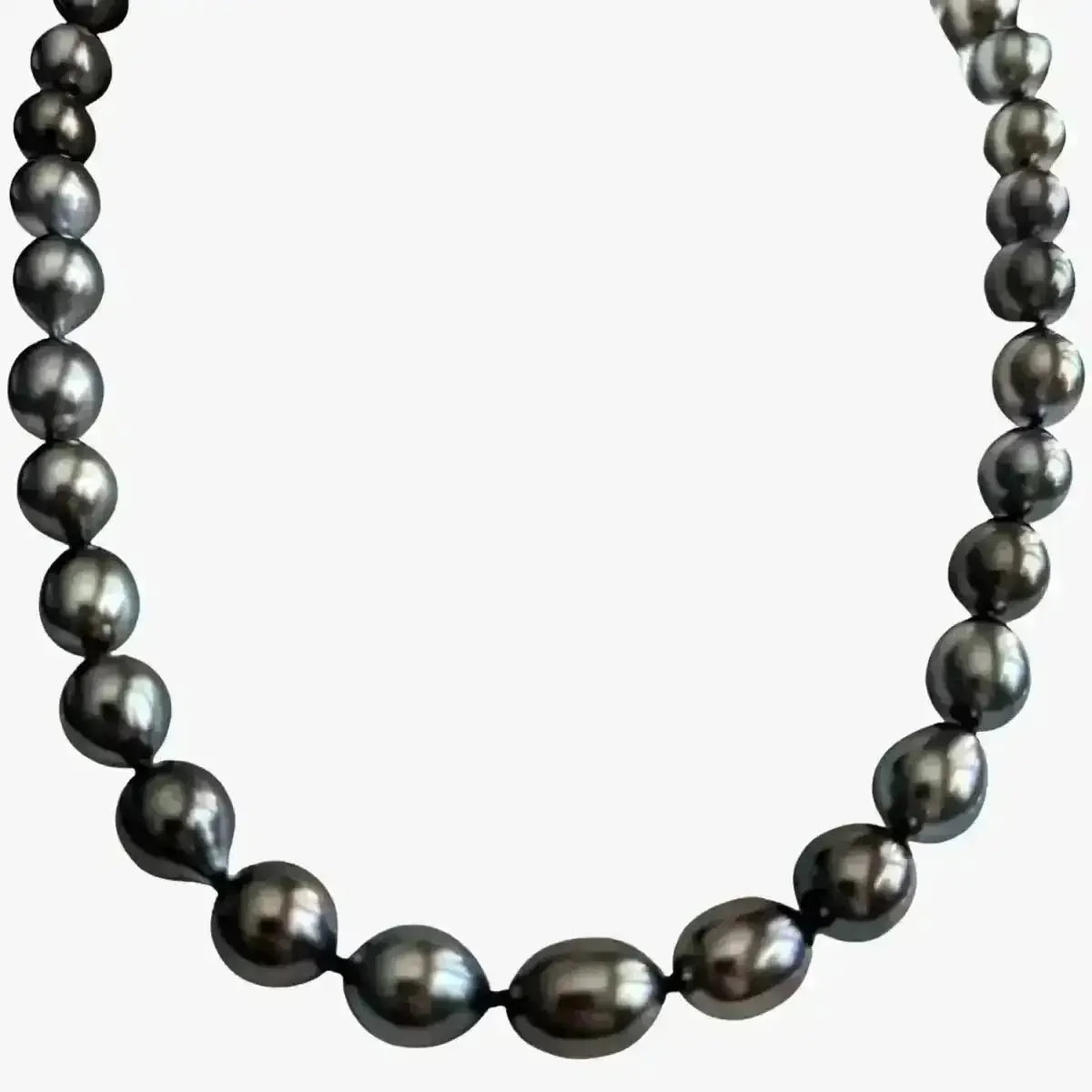 8 - 10mm Perfect Drops Tahitian Pearl Necklace - Marina Korneev