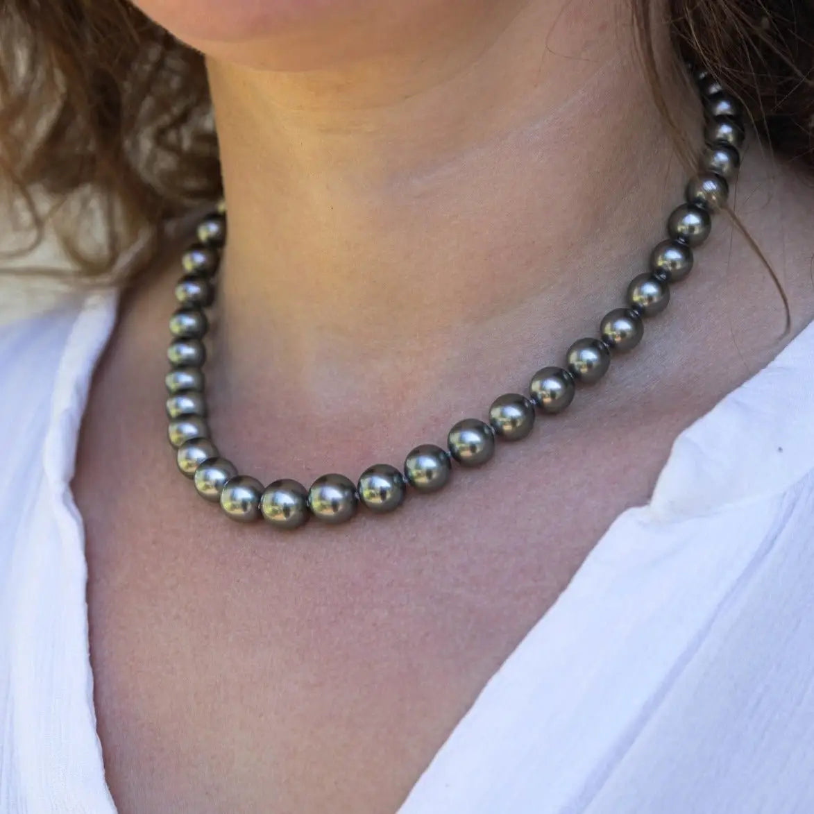 8-11mm AMAZING! Tahitian Pearl Necklace - Marina Korneev Fine Pearls