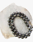 8-11mm Perfect Drops Tahitian Pearl Necklace-2 - Marina Korneev Fine Pearls