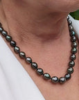 8-11mm Perfect Drops Tahitian Pearl Necklace-2 - Marina Korneev Fine Pearls