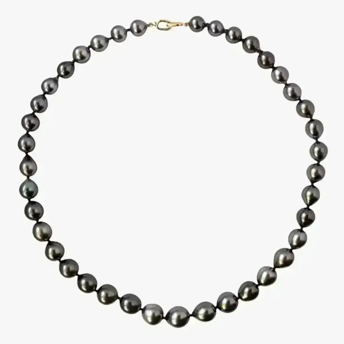 8 - 11mm Perfect Drops Tahitian Pearl Necklace - Marina Korneev