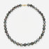 8 - 11mm Perfect Drops Tahitian Pearl Necklace Elegant Strands by Marina Korneev