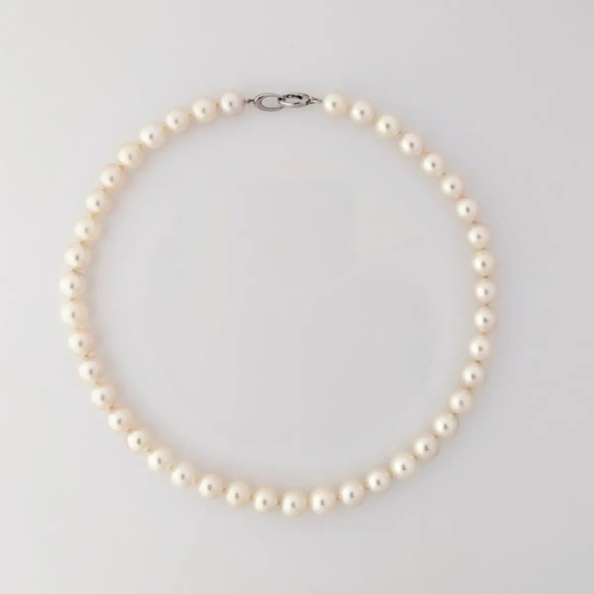 8.5-9.0mm Classic White Akoya Pearl Necklace - Marina Korneev Fine Pearls