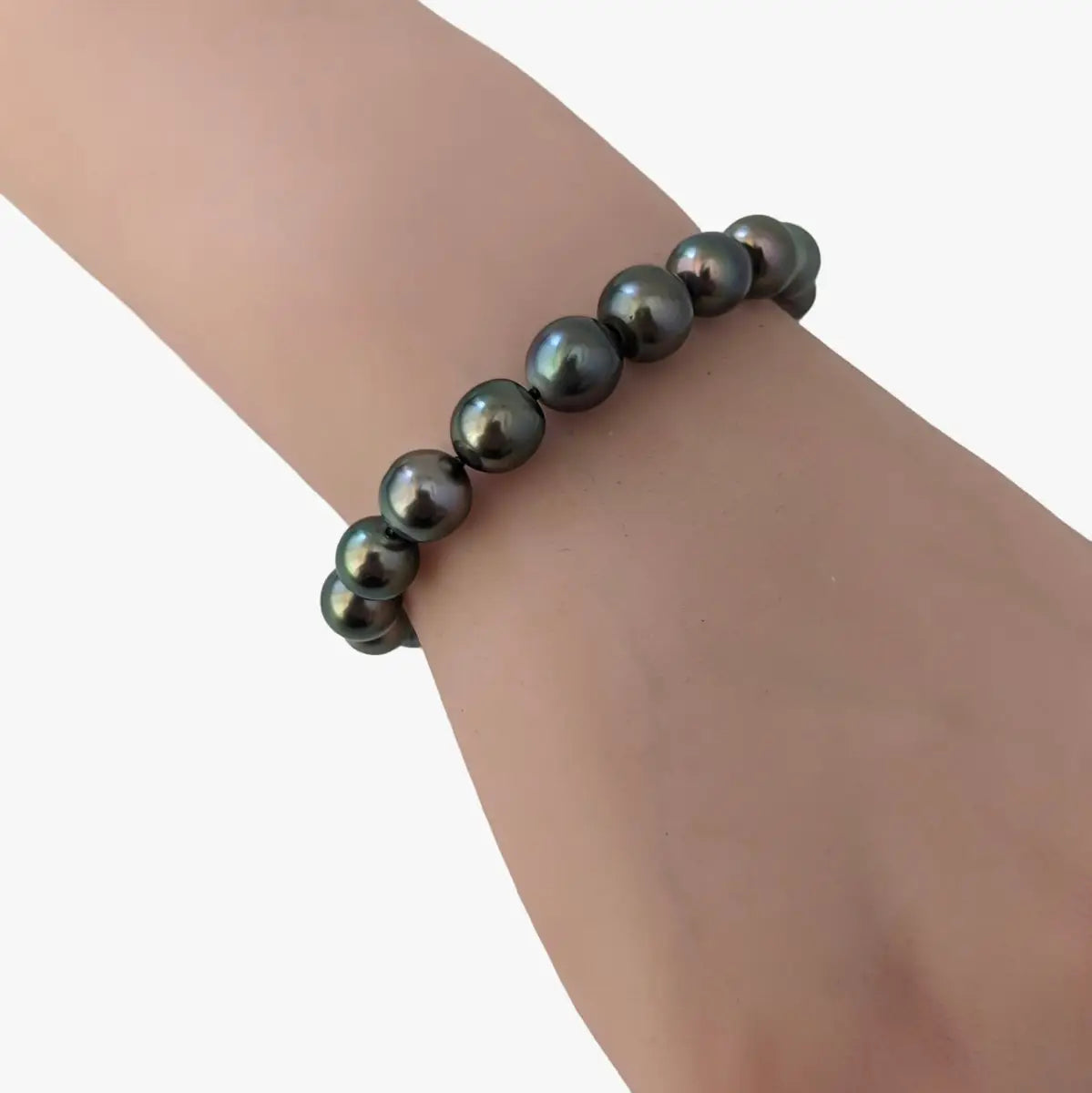 8 - 9mm Peacock Drops Tahitian Pearl Bracelet - Marina Korneev