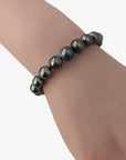 8 - 9mm Peacock Drops Tahitian Pearl Bracelet - Marina Korneev