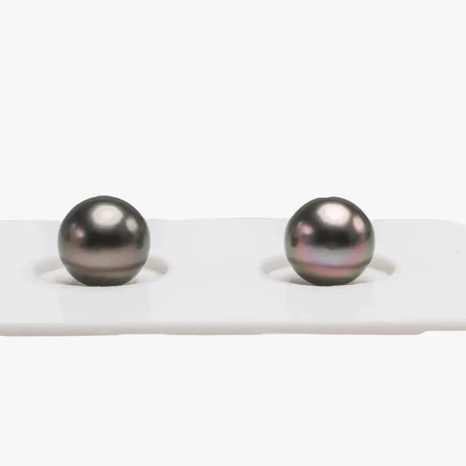 8-9mm Tahitian Pearl Pair - Marina Korneev Fine Pearls