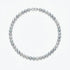 8.5 - 9.0mm Silver Semi - Baroque Akoya Pearl Necklace Elegant Strands by Marina Korneev