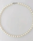 8.5 - 10.5mm Classic White Akoya Pearl Necklace - Marina Korneev