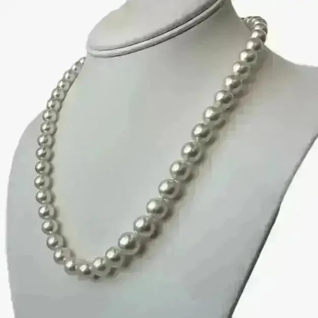 8.5 - 10.5mm Classic White Akoya Pearl Necklace - Marina Korneev