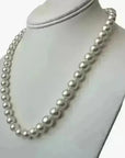 8.5 - 10.5mm Classic White Akoya Pearl Necklace - Marina Korneev