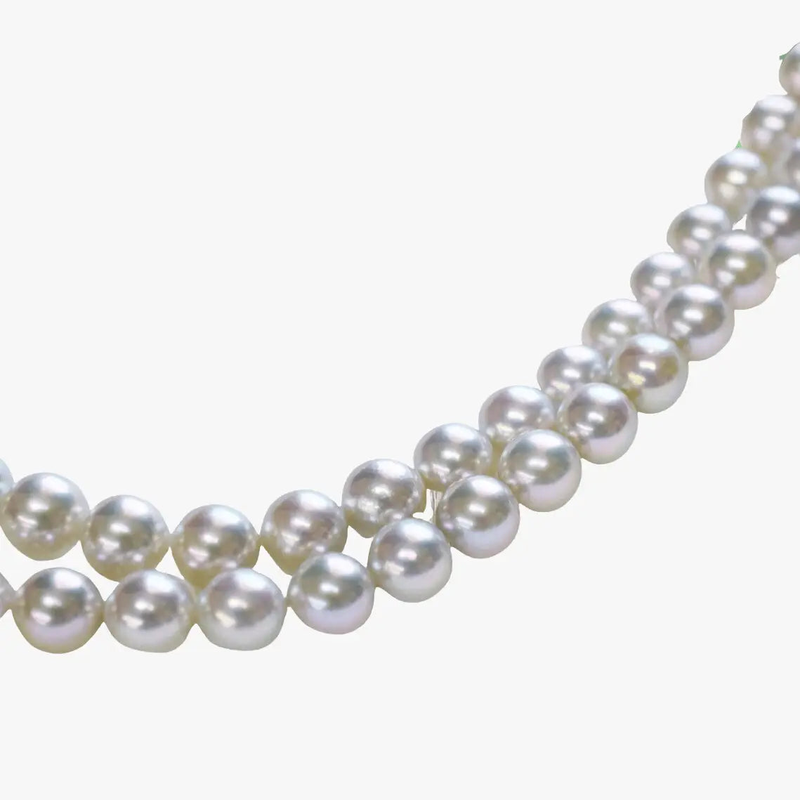 9.0-9.5mm Blue Round Akoya Pearl Necklace - Marina Korneev Fine Pearls