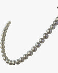 9.0-9.5mm Blue Round Akoya Pearl Necklace - Marina Korneev Fine Pearls