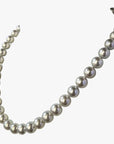 9.0-9.5mm Blue Round Akoya Pearl Necklace - Marina Korneev Fine Pearls