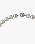 9.0-9.5mm Blue Round Akoya Pearl Necklace - Marina Korneev Fine Pearls