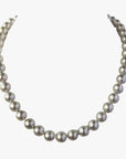 9.0-9.5mm Blue Round Akoya Pearl Necklace - Marina Korneev Fine Pearls