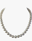 9.0-9.5mm Blue Round Akoya Pearl Necklace - Marina Korneev Fine Pearls