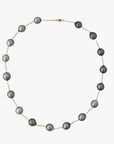 9 - 10mm Drops Tahitian Pearl Station Necklace - Marina Korneev