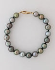 9-10mm Peacock Mix Tahitian Pearl Bracelet - Marina Korneev Fine Pearls