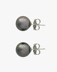 9-10mm Purple Cherry Tahitian Pearl Stud Earrings - Marina Korneev Fine Pearls