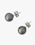 9-10mm Purple Cherry Tahitian Pearl Stud Earrings - Marina Korneev Fine Pearls