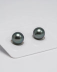 9-10mm Tahitian Pearl Pair - Marina Pearls