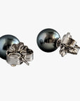 9-10mm Tahitian Pearl Stud Earrings - Marina Korneev Fine Pearls