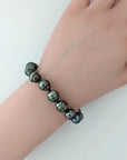 9-10mm Wonderful Peacock Circled Tahitian Pearl Bracelet - Marina Korneev Fine Pearls