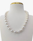 9 - 11mm White South Sea Pearl Necklace - Marina Korneev