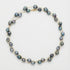 9 - 11mm Semi - Baroque Tahitian Pearl Station Long Necklace Elegant Necklaces by Marina Korneev